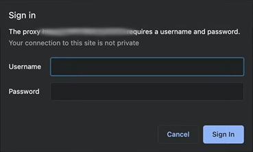 Sign in for optimized privacy