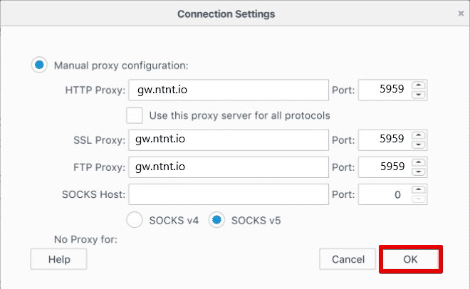 Configure proxy setting on Parsehub - netnut residential proxy network 7