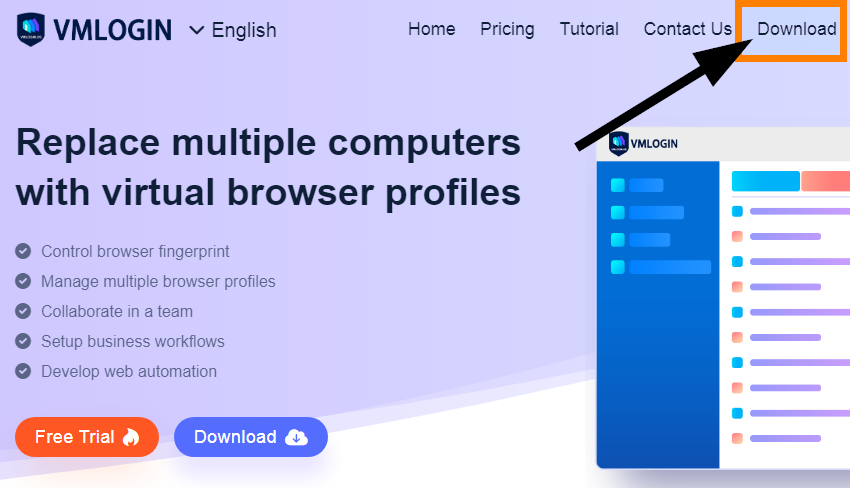 VMLogin website