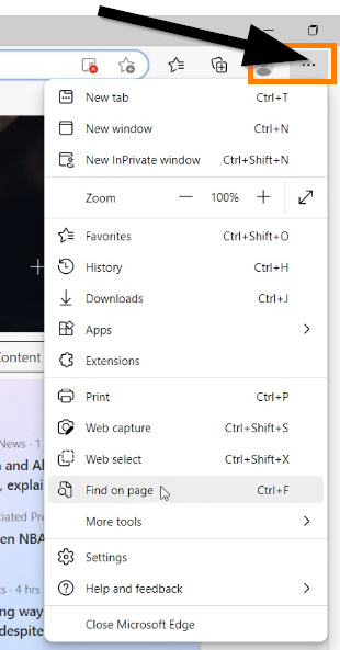 Open Microsoft Edge Browser