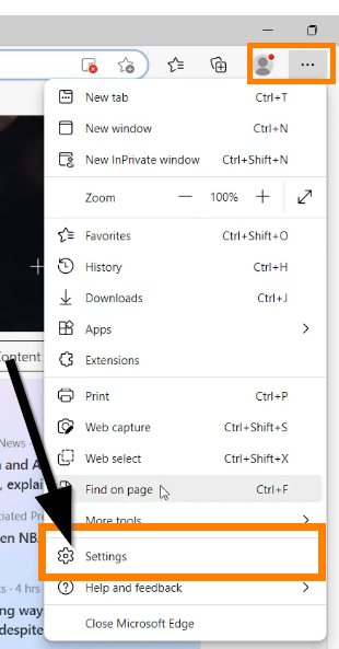 select Settings