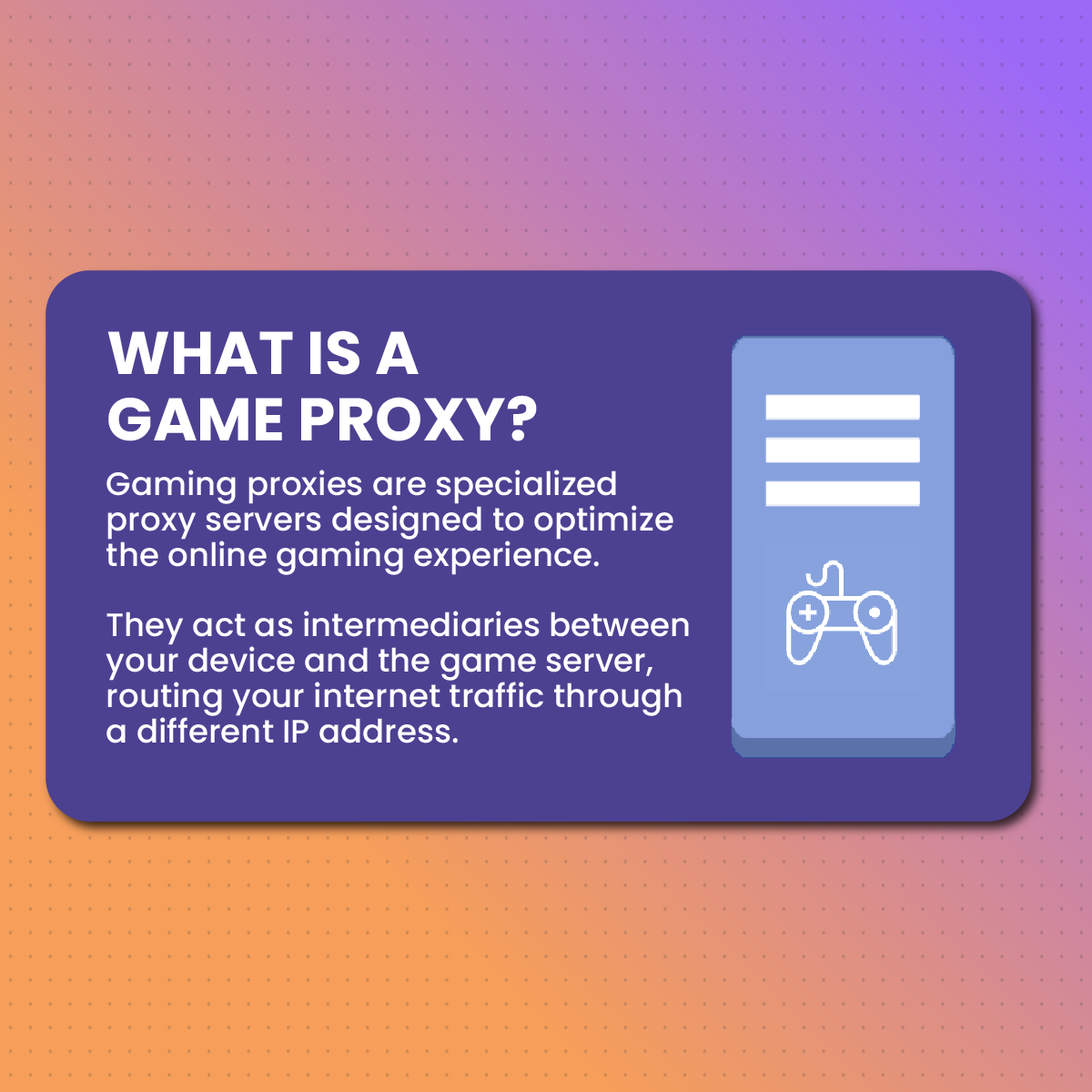 What Are Gaming Proxies?